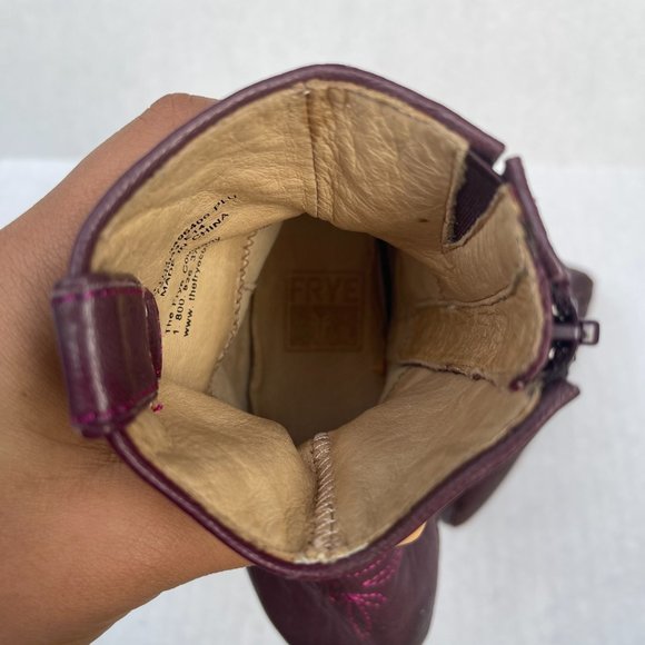 Frye Western Rodeo Crib Shoes 4 - Picture 4 of 7